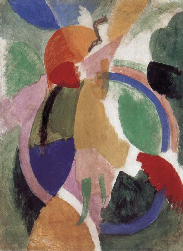 Delaunay, Robert The Fem holding parasol oil painting image